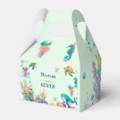 水彩アンダーザシー子供の誕生日 フェイバーボックス (正面サイド)