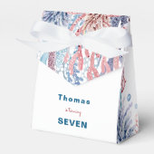 水彩アンダーザシー子供の誕生日 フェイバーボックス (正面サイド)