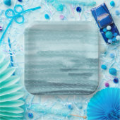 水彩アンダーザシー紙プレート ペーパープレート (パーティー)