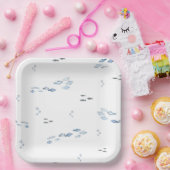 水彩アンダーザシー紙プレート ペーパープレート (パーティー)