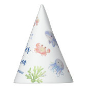 水彩アンダーザシー1st誕生日パーティー パーティーハット (右)