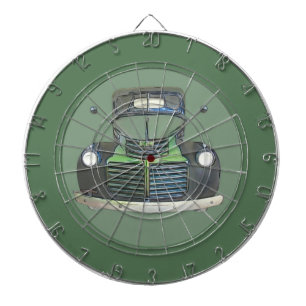 水彩アンティークトラックダーツボード ダーツボード
