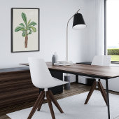 水彩アンティーク植物性サボテンプリントポスター ポスター