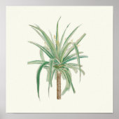 水彩アンティーク植物性プリントポスター ポスター (正面)