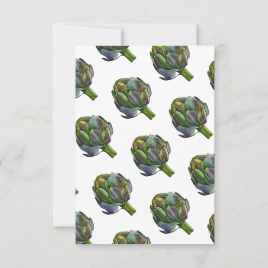 水彩アーティクオーガニックョークパーソナライズされた サンキューカード (裏面)