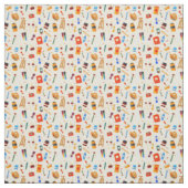 水彩アーティストツールのパターン ファブリック (見本)