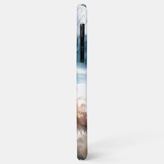 水彩アートの田舎 Case-Mate iPhoneケース (裏面/左)