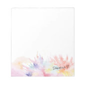 水彩アートアタックとシグネカスタムクション ノートパッド (正面)