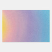 水彩アートアーティストバックグラウンドラッピングコラージュ ラッピングペーパーシート (正面3)