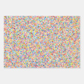 水彩アートアーティストバックグラウンドラッピングコラージュ ラッピングペーパーシート (正面)