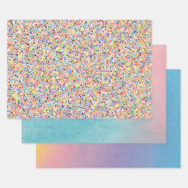 水彩アートアーティストバックグラウンドラッピングコラージュ ラッピングペーパーシート