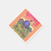 水彩アートイラストレーションイースターエッグサンライズ スタンダードカクテルナプキン (角)