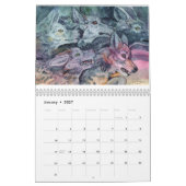 水彩アートカレンダー カレンダー (1月 2027)