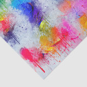 水彩アートスプラットデコップバックグラウンド 薄葉紙 (詳細)