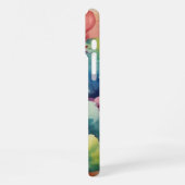 水彩アートユニーク-、エレガントおよび保護具 iPhoneケース (左側面)