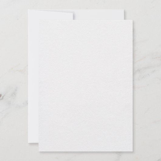 水彩アート自然の誕生日 招待状 (裏面)