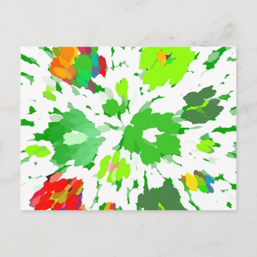 水彩アーポップ・アートのトフローラ ポストカード (正面)