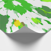 水彩アーポップ・アートのトフローラ ラッピングペーパー (角)