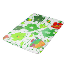 水彩アーポップ・アートのト バスマット