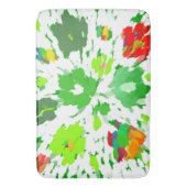 水彩アーポップ・アートのト バスマット (正面縦)