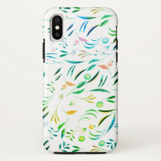 水彩ア芸術的ートデザインケースメイトiPhone CA iPhone X ケース