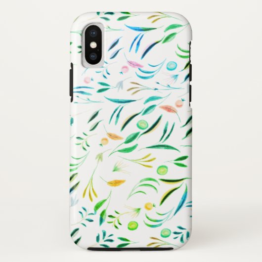 水彩ア芸術的ートデザインケースメイトiPhone CA Case-Mate iPhoneケース (裏面)