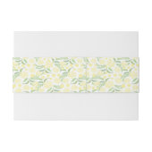 水彩イエローフラワーパターン 招待状ベリーバンド (裏面例)