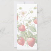 水彩イチゴ結婚式 プログラム (裏面)