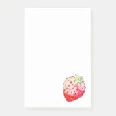 水彩イチゴ ポストイット (正面)
