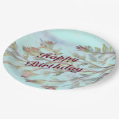 水彩イベント紙プレートインブルゴーニュ ペーパープレート (アングル)