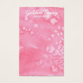 水彩イヤリングネックレスジュエリー表示カード (正面)