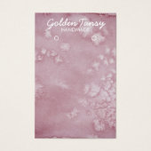 水彩イヤリングネックレスジュエリー表示カード (正面)