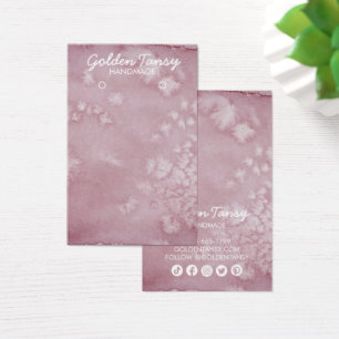 水彩イヤリングネックレスジュエリー表示カード