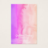 水彩イヤリングネックレスジュエリー表示カード (裏面)