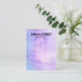 水彩イヤリング表示カード 名刺 (スタンド正面)