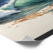 水彩イラストレーションアート#4 ポスター (角)