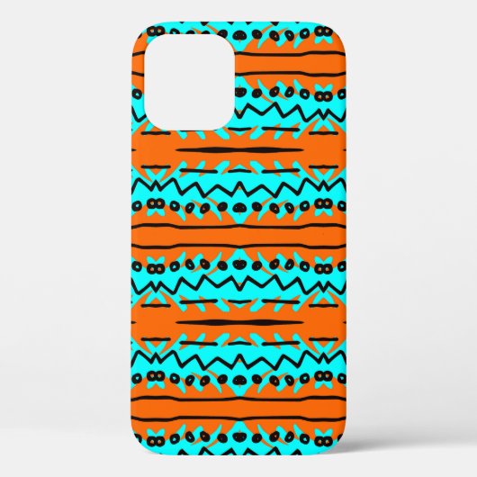水彩イラストレーションストライプパターン Case-Mate iPhoneケース (裏面)