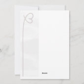 水彩イラストレーションパパと娘 シーズンカード (裏面)