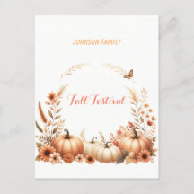 水彩イラストレーション秋フェスティバル