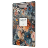 水彩イラストレーション素朴ヴィンテージ エレガント クリップボード (左)