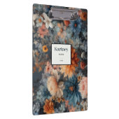 水彩イラストレーション素朴ヴィンテージ エレガント クリップボード (右)