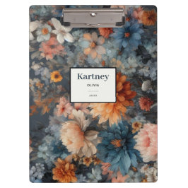 水彩イラストレーション素朴ヴィンテージ エレガント クリップボード