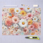 水彩イラストレーション素朴ヴィンテージ エレガント 薄葉紙 (クラフト)