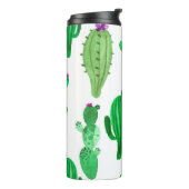 水彩イラストレーション緑インキ砂漠サボテン タンブラー (回転左)