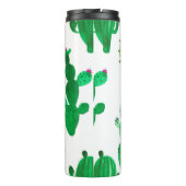 水彩イラストレーション緑インキ砂漠サボテン タンブラー (裏面)