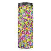 水彩イラストレーション、フリップフロップパターン タンブラー (裏面)