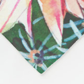 水彩イラストレーション フリースブランケット (角)