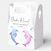 水彩イルカ性別の表示 フェイバーボックス (オープン)