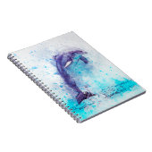 水彩イルカ ノートブック (右側)