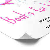 水彩イルカ – ベビー用ブック ポスター (角)